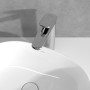 Rubinetto monocomando per lavabo rialzato Villeroy & Boch Antao - vista tecnica