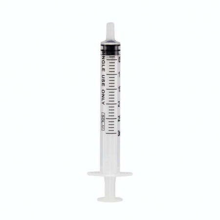 SOL-M 3-teilige Spritze ohne Nadel konzentrischer Luer-Steckansatz 100 Stück