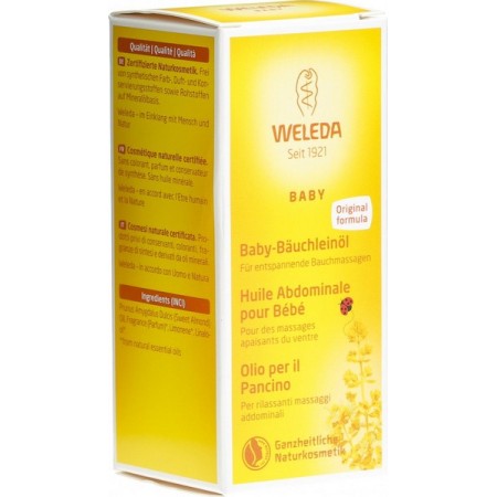 Huile pour le ventre de bébé WELEDA 54 bouteilles