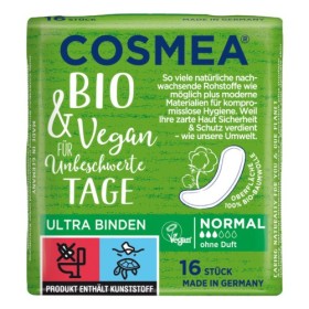 Cosmea Bio Ultra Normal Damenbinden 192 Stück (12 x 16)
