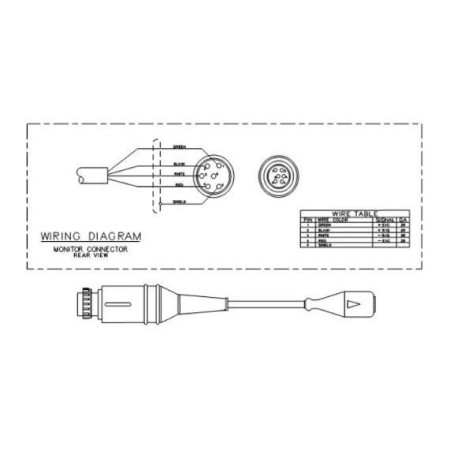 ICU Medical Câble IV 15 Datascope pour Transpac