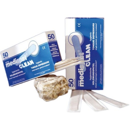 Bastoncini per bocca in legno Medispat Clean 50 pezzi