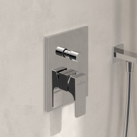 Villeroy & Boch Taro Duschsystem mit Brausehalter, Handbrause und UP-Einhebel-Armatur