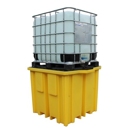 WOLFBAG IBC-Auffangpalette Gitterrost 1150L Wanne für Vierwegestapler