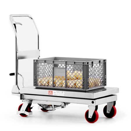 Pallit Hubtischwagen INOXX-M aus Edelstahl