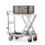 Pallit Hubtischwagen INOXX-M aus Edelstahl - Detailansicht