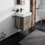 hansgrohe Xevolos E Lavabo 60 x 48 cm con foro miscelatore senza troppo pieno - vista tecnica