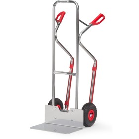 Fetra Alukarren 200 kg, Höhe 1300 mm, breite Schaufel Pro