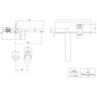 Rubinetto monocomando per lavabo Villeroy & Boch Liberty