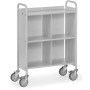 Chariot de bureau Fetra avec 3 étagères