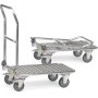 Carrello pieghevole ESD in alluminio Fetra