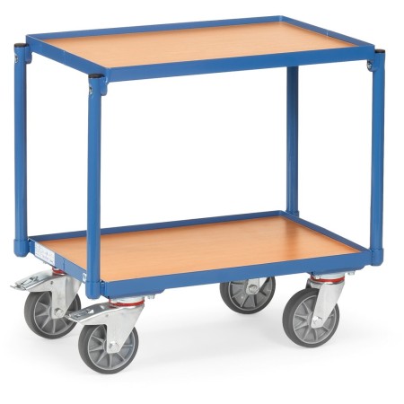 Fetra Etagen-Roller mit 2 Ebenen, blau