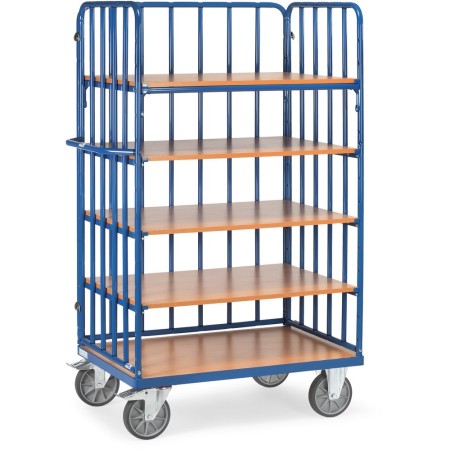 Chariot à étages Fetra avec 5 plateaux