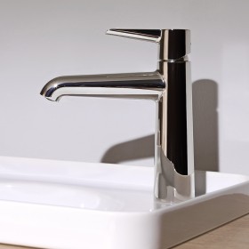 Mitigeur de lavabo monocommande LAUFEN PURE avec vidage