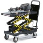 Fetra Hubtischwagen mit Doppel-Schere, Ladefläche 1010 x 520 mm - Detailansicht
