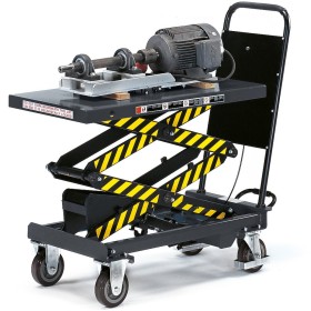 Carrello elevatore a doppia forbice Fetra, piano di carico 1010 x 520 mm