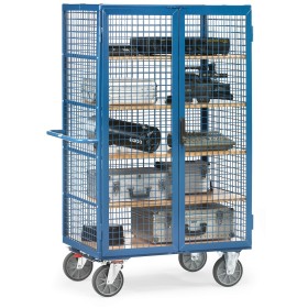 Furgone Fetra 750 kg, con TOTALSTOP, porta a doppia anta e chiusura a barra di spinta, blu