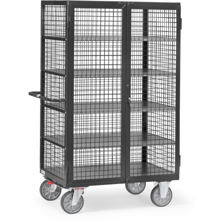 Camionnette à caisse Fetra 750 kg, avec TOTALSTOP, double porte battante et verrouillage à barillet