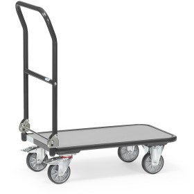 Carrello pieghevole Fetra con 1 asta, Edizione Grigio