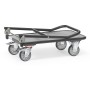 Chariot pliant Fetra avec 1 barre, Édition Gris - vue technique
