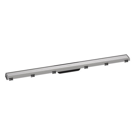 hansgrohe RainDrain Match Fertigset Duschrinne 100 cm, mit höhenverstellbarem Rahmen