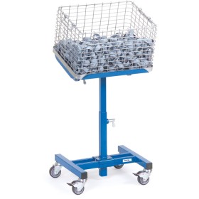 Supporto per materiali Fetra, piattaforma inclinabile, regolabile in altezza 500 – 775 mm