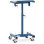 Fetra Materialständer, mit neigbarer Plattform, höhenverstellbar 755 – 1105 mm - technische Ansicht