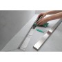 hansgrohe RainDrain Match Fertigset Duschrinne 100 cm, mit höhenverstellbarem Rahmen - technische Ansicht