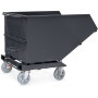 Ribaltabile Fetra, 800 litri, Portata 800 kg, Grigio