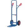 Fetra Paketkarre, Tragkraft 300 kg, Höhe 1300 mm, mit Stahlblech- und Klappschaufel