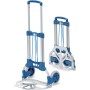 Chariot pliable Fetra, hauteur 1090 mm, capacité de charge 125 kg, roues en polymère 127 x 30 mm - vue détaillée