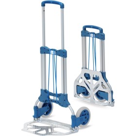 Carrello pieghevole Fetra, altezza 1090 mm, capacità di carico 125 kg, ruote in polimero 127 x 30 mm