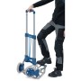 Chariot pliable Fetra, hauteur 1090 mm, capacité de charge 125 kg, roues en polymère 127 x 30 mm - photo produit