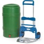 Carrello pieghevole Fetra, altezza 1190 mm, capacità di carico 250 kg, ruote pneumatiche 220 x 70 mm - vista dettagliata