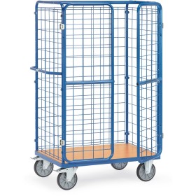 Fetra Paketwagen mit Drahtgitter und Doppelflügeltüren, 1800mm
