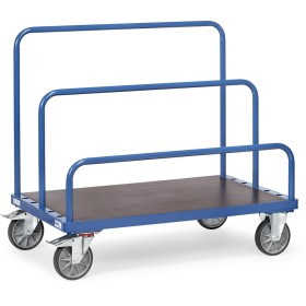 Fetra Plattenwagen für Einsteckbügel, Ladefläche 1200 x 800 mm, 750 kg