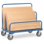 Fetra Plattenwagen für Einsteckbügel, Ladefläche 1200 x 800 mm, 750 kg - technische Ansicht