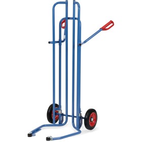 Fetra Reifenkarre mit Anlaufrollen, Tragkraft 200 kg, Höhe 1500 mm