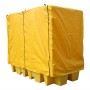 WOLFBAG Doppel-IBC Weichabgedeckte Auffangpalette 1140L Wanne - Detailansicht