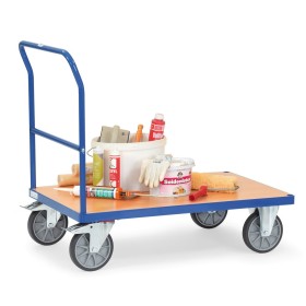 Fetra Schiebebügelwagen bis 600 kg Tragkraft, blau