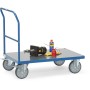 Fetra Schiebebügelwagen bis 600 kg Tragkraft, Hart-PVC-Plattform - Detailansicht