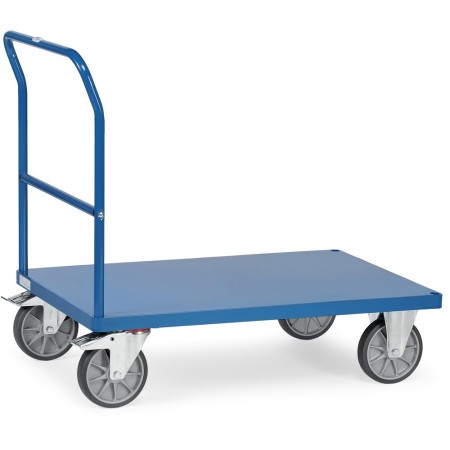 Fetra Schiebebügelwagen mit Blechplattform