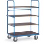 Carrello a piani Fetra SMV con 4 ripiani, 1800mm