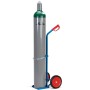 Fetra Stahlflaschenkarre, Tragkraft 100 kg, 1 Stahlflasche 20, 40 oder 50 Ltr - Detailansicht