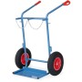 Fetra Stahlflaschenkarre, Tragkraft 150 kg, 2 Stahlflaschen à 40-50 Ltr - Detailansicht