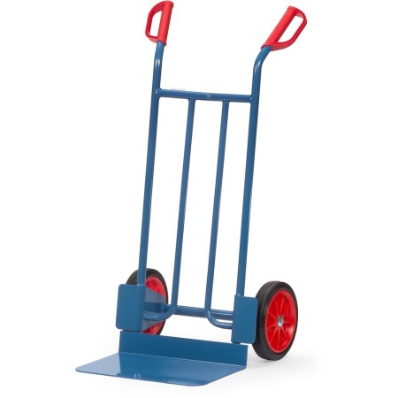 Fetra Stahlrohrkarre, Tragkraft 250kg, Höhe 1150 mm, breite Schaufel - Detailansicht