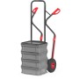 Fetra Stahlrohrkarre, Tragkraft 300 kg, Höhe 1300 mm, Grey Edition - Detailansicht