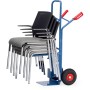 Fetra Stuhlkarre, Tragkraft 300 kg, Höhe 1300 mm, Schaufelbreite 320 mm B1345 - Detailansicht