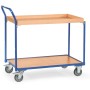 Chariot de table Fetra avec 1 caisse, poignée haute