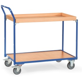 Fetra Tischwagen mit 1 Kasten, Griff hochstehend